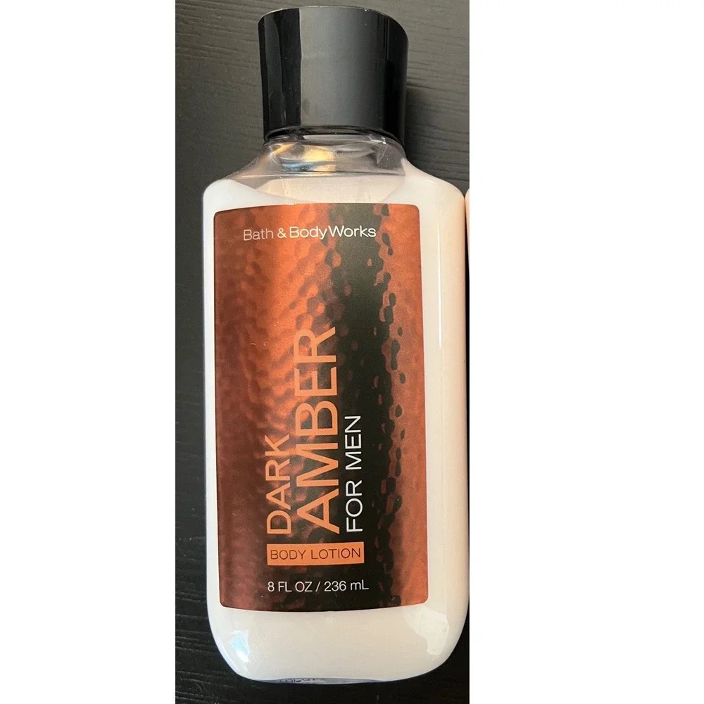 Bath & Body Works DARK AMBER Original Body Lotion 8 oz RETIRED